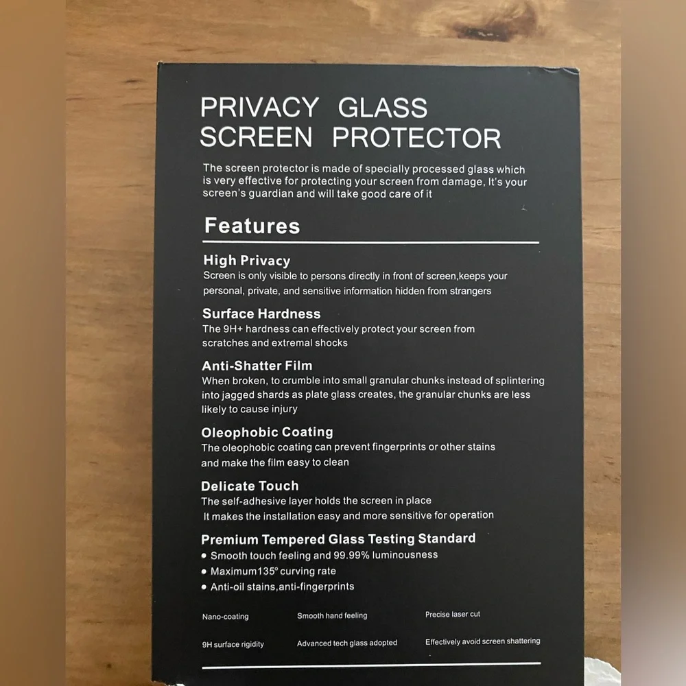 2 Screen Protectors + Privacy Screen; iPhone 16 (6.1 inches), NIB